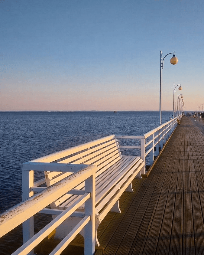 Jurata Pier, Jurata, Hel, Poland, July 2024